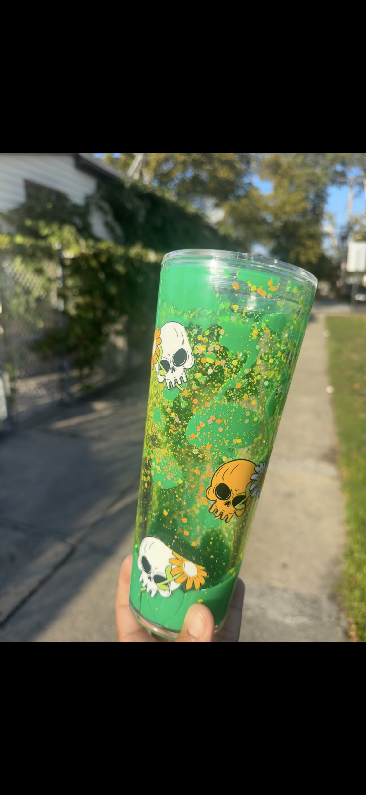 Skull Green Lava (24oz)