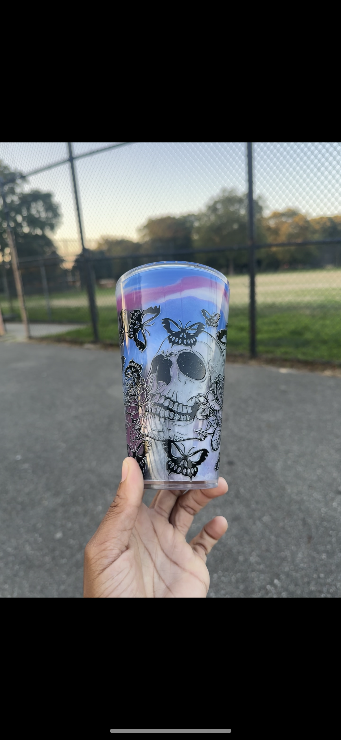 Skull (Paint Cup)16oz