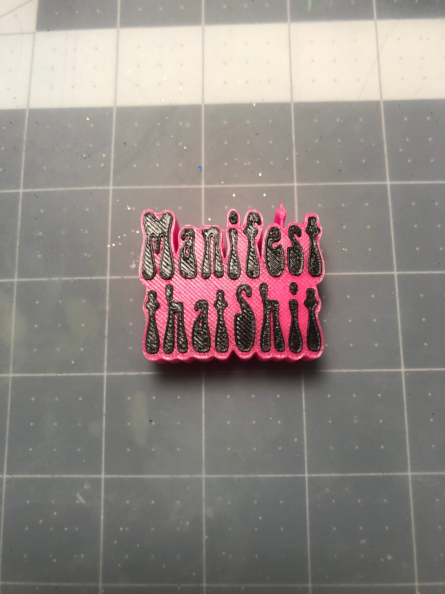 Manifest Shhh Straw Topper