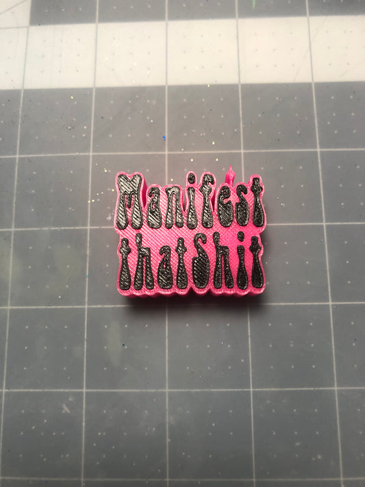 Manifest Shhh Straw Topper